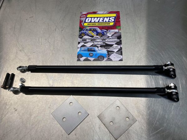 Classic mini inner wing support braces in black