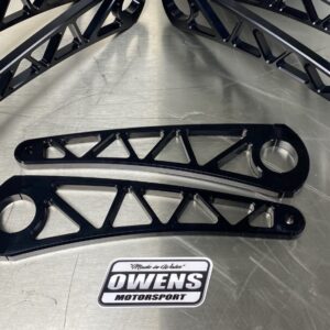 Curved billet steering column support 38mm